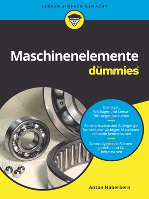 cover image of Maschinenelemente f&uuml;r Dummies